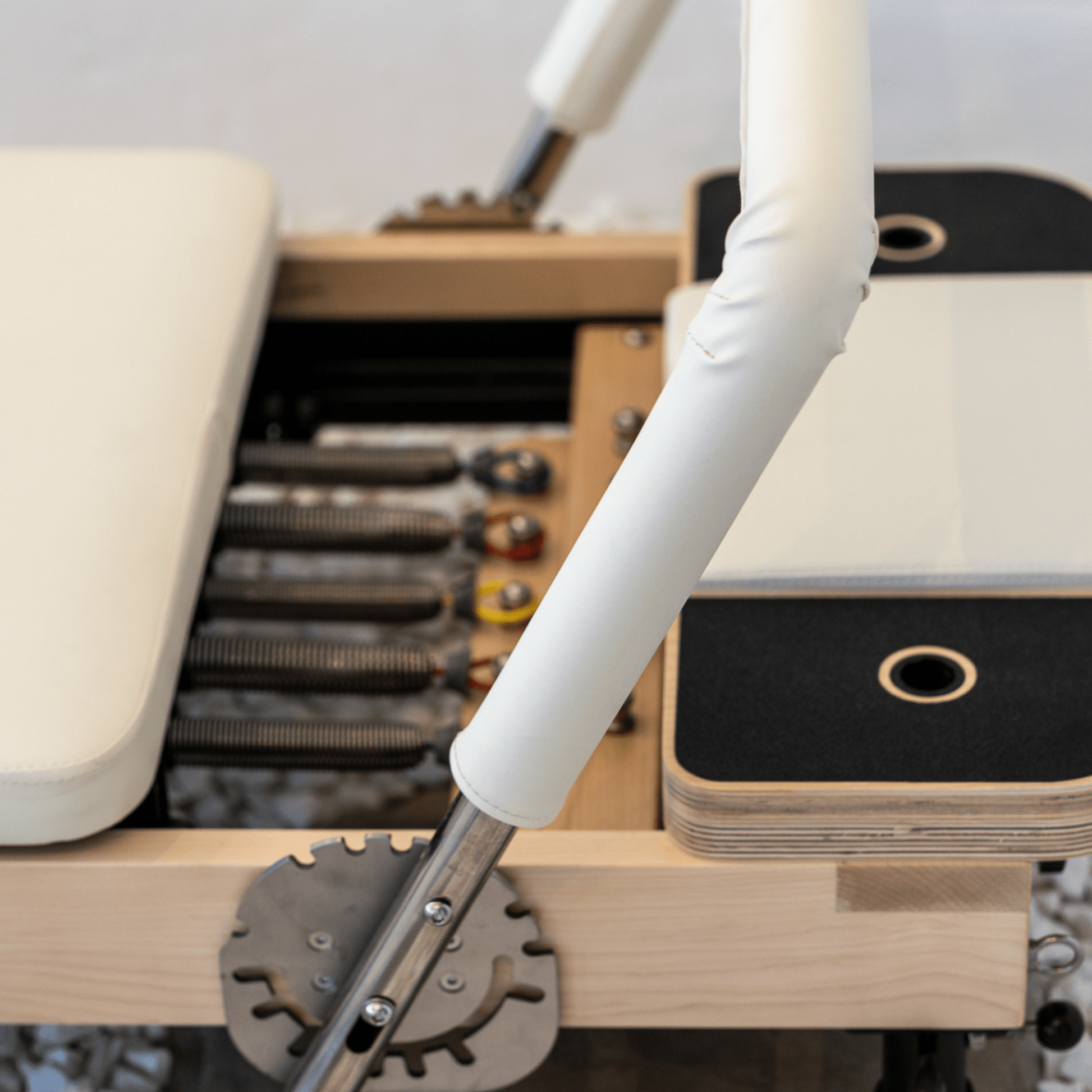 Kaizen Foldable White Reformer - The Pilates Shop