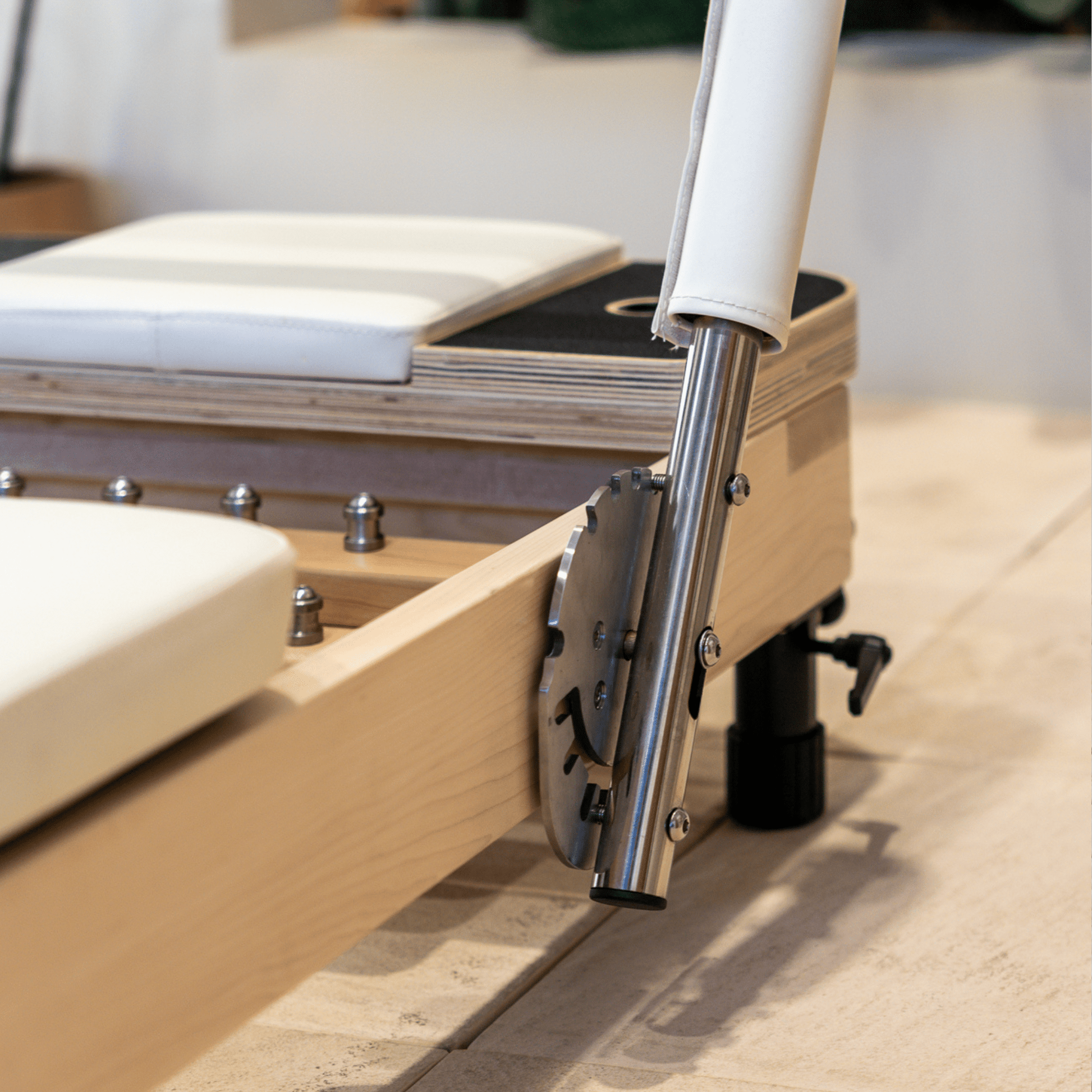 Kaizen Foldable White Reformer - The Pilates Shop