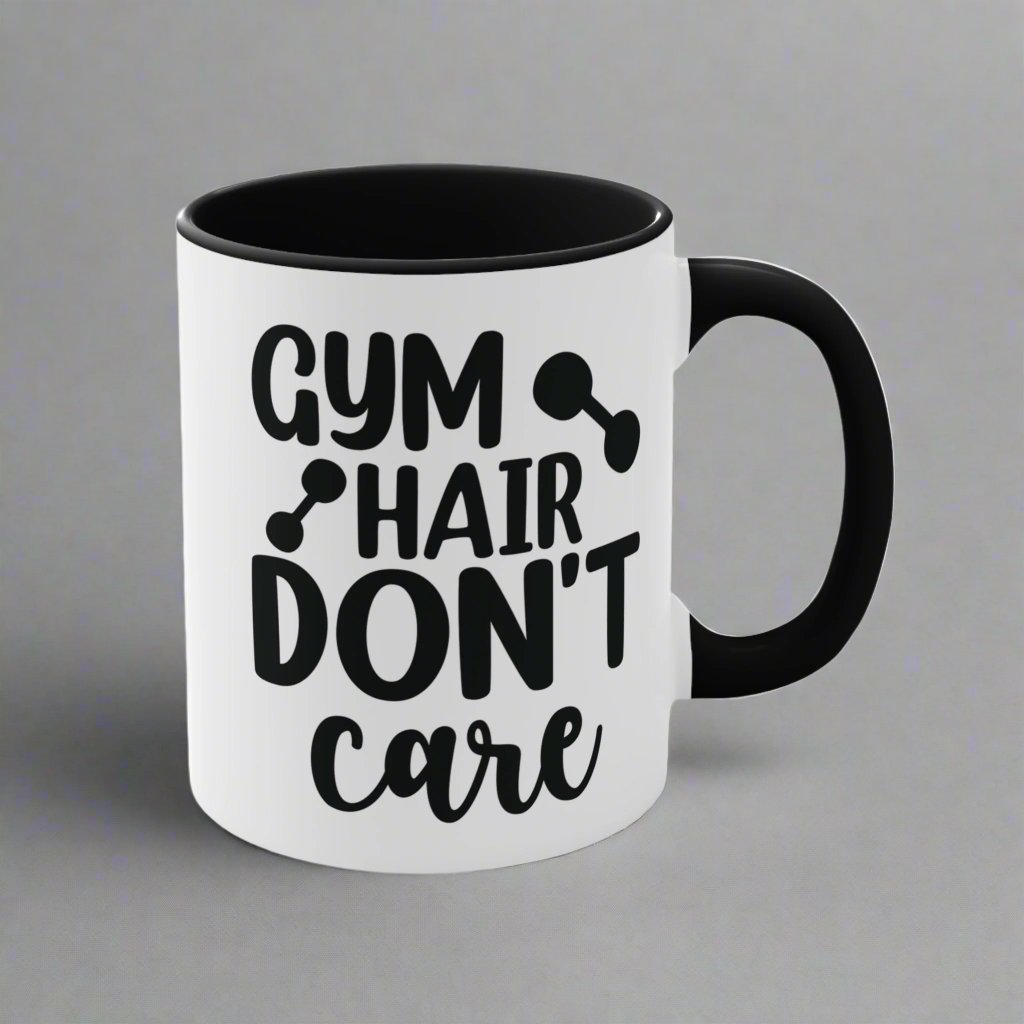 325ml Mug - Gym Hair Don't Care - The Pilates Shop