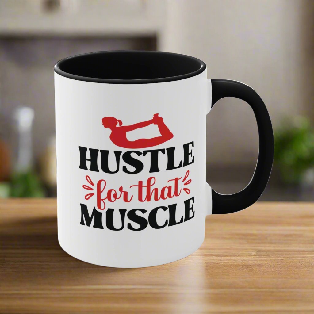 325ml Mug - Hustle for That Muscle - The Pilates Shop