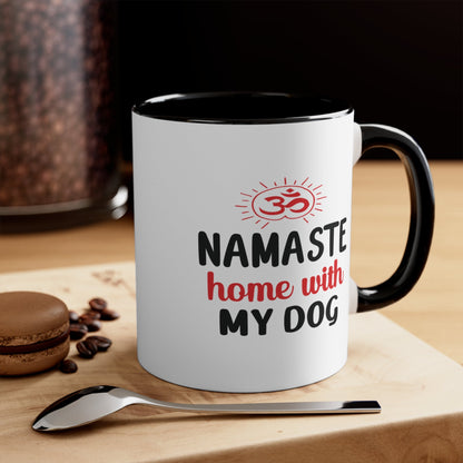 325ml Mug - Namaste Home with My Dog - The Pilates Shop