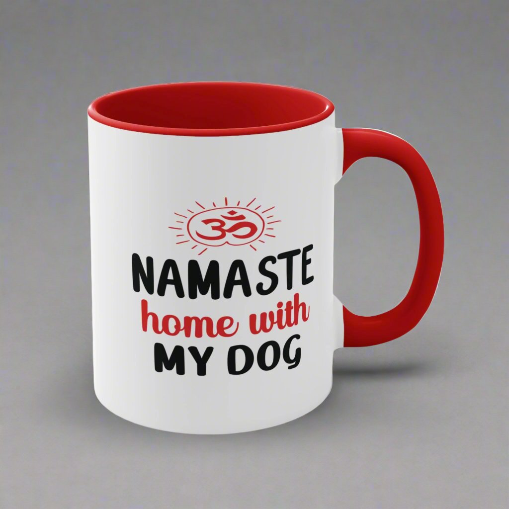 325ml Mug - Namaste Home with My Dog - The Pilates Shop