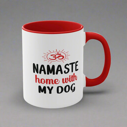 325ml Mug - Namaste Home with My Dog - The Pilates Shop