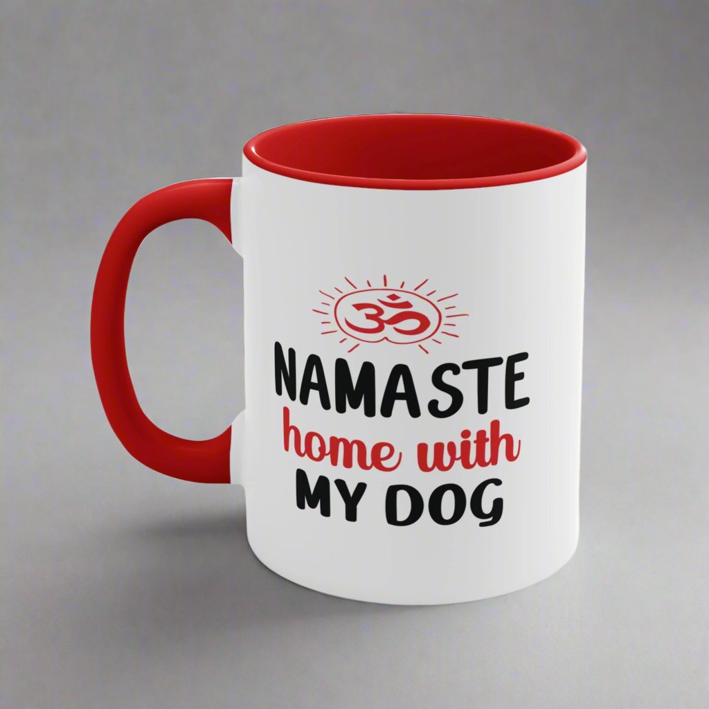 325ml Mug - Namaste Home with My Dog - The Pilates Shop