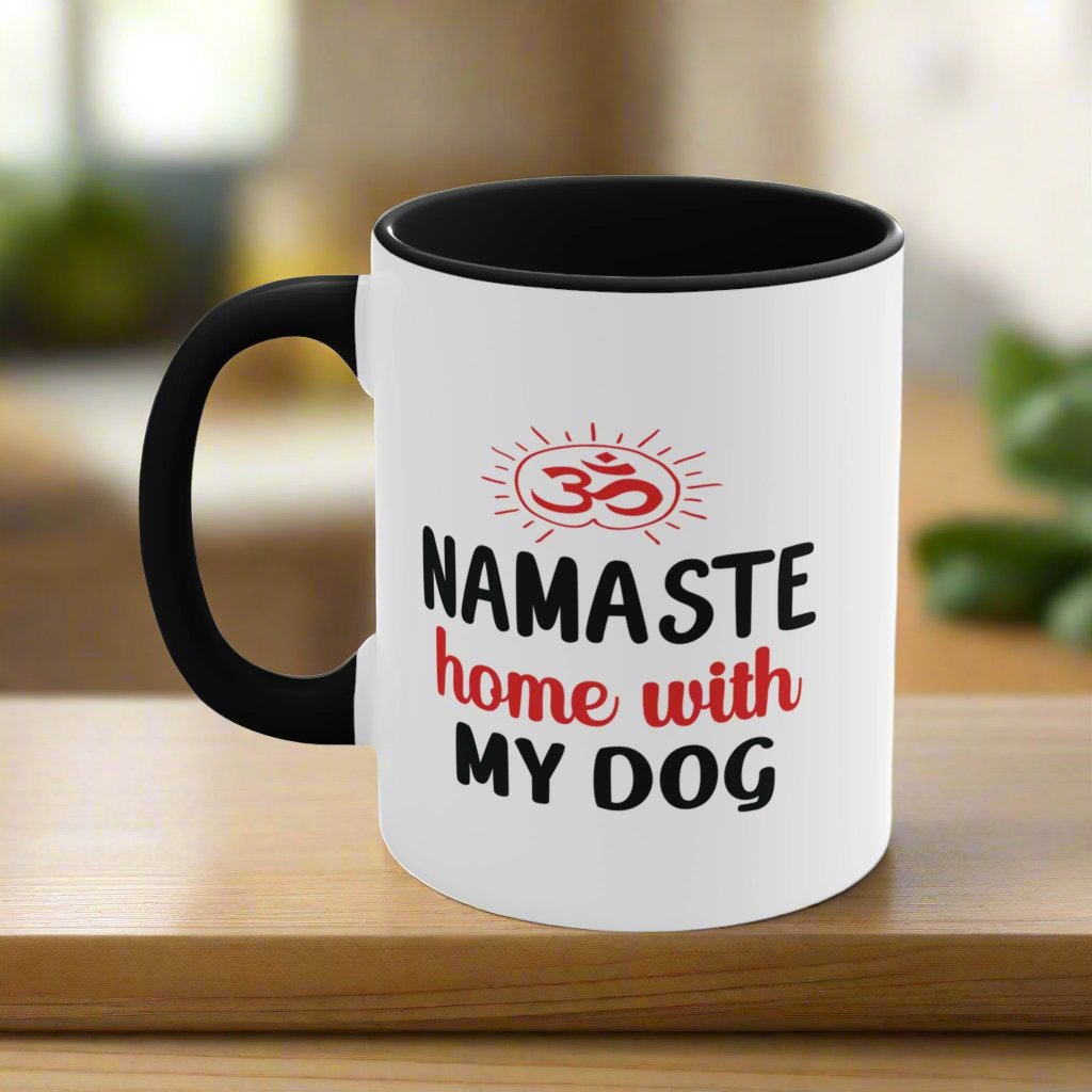 325ml Mug - Namaste Home with My Dog - The Pilates Shop