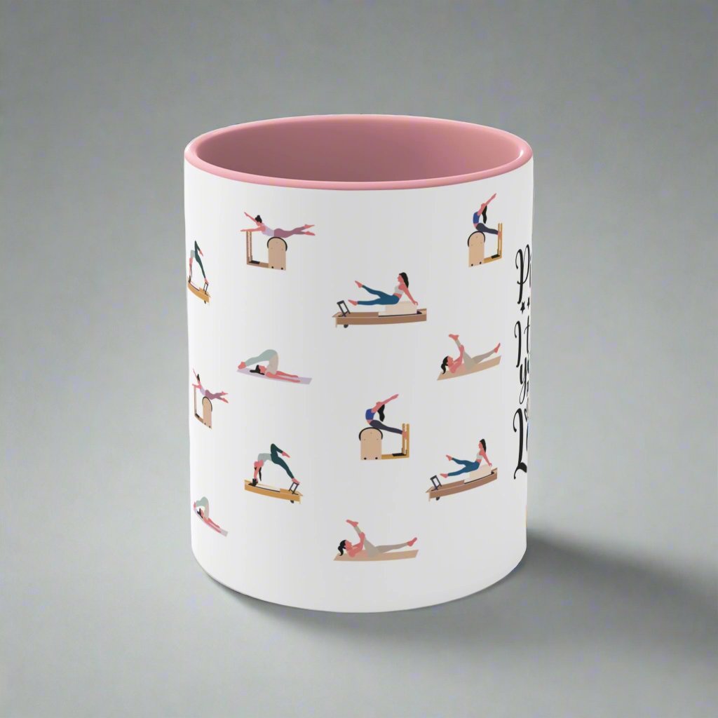 325ml Mug - Pilates & Lattes Design - The Pilates Shop