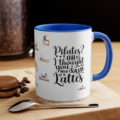 325ml Mug - Pilates & Lattes Design - The Pilates Shop