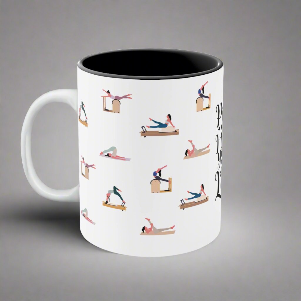 325ml Mug - Pilates & Lattes Design - The Pilates Shop