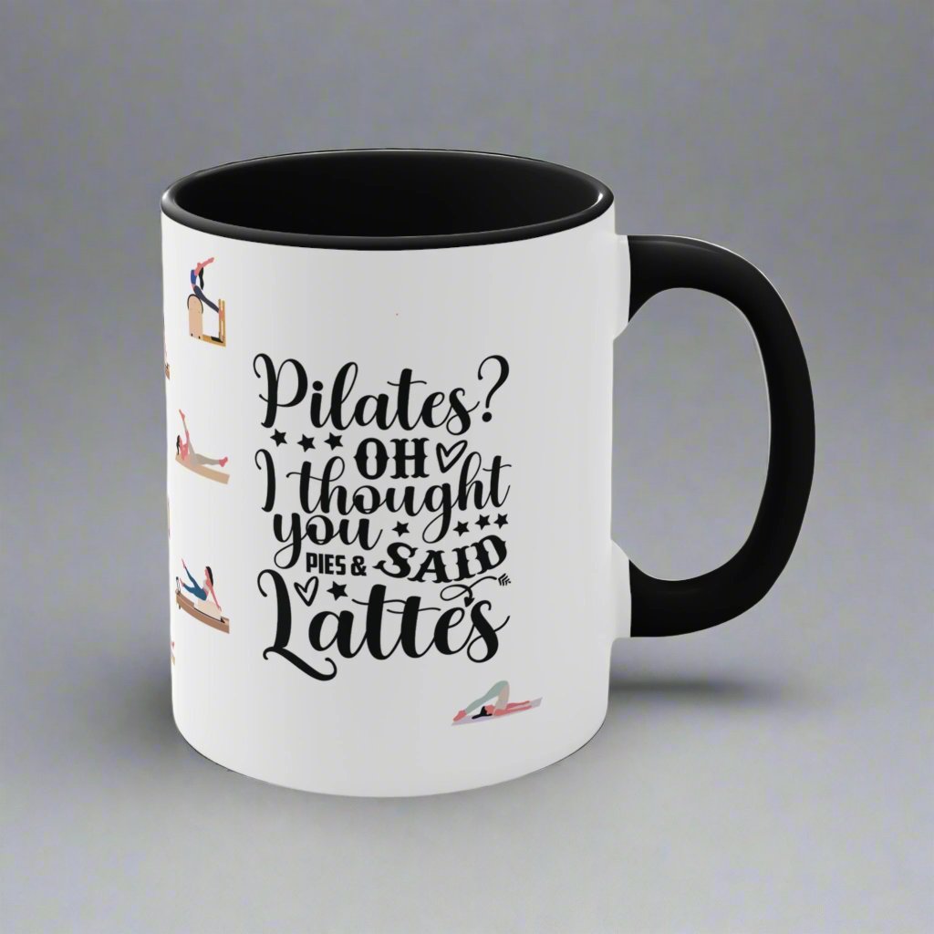 325ml Mug - Pilates & Lattes Design - The Pilates Shop