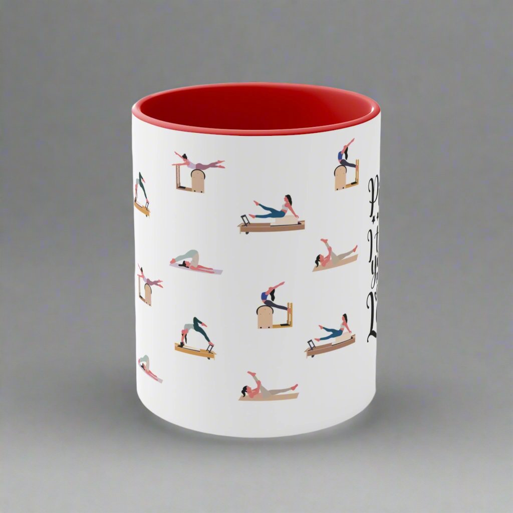 325ml Mug - Pilates & Lattes Design - The Pilates Shop