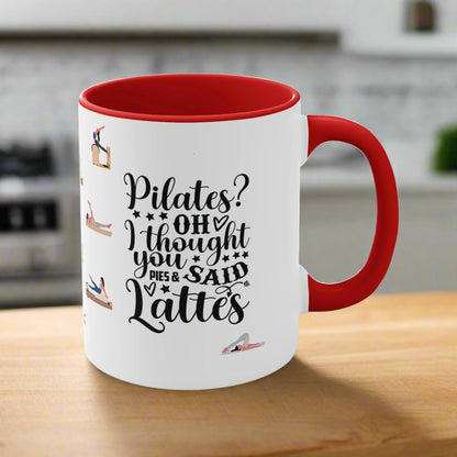 325ml Mug - Pilates & Lattes Design - The Pilates Shop