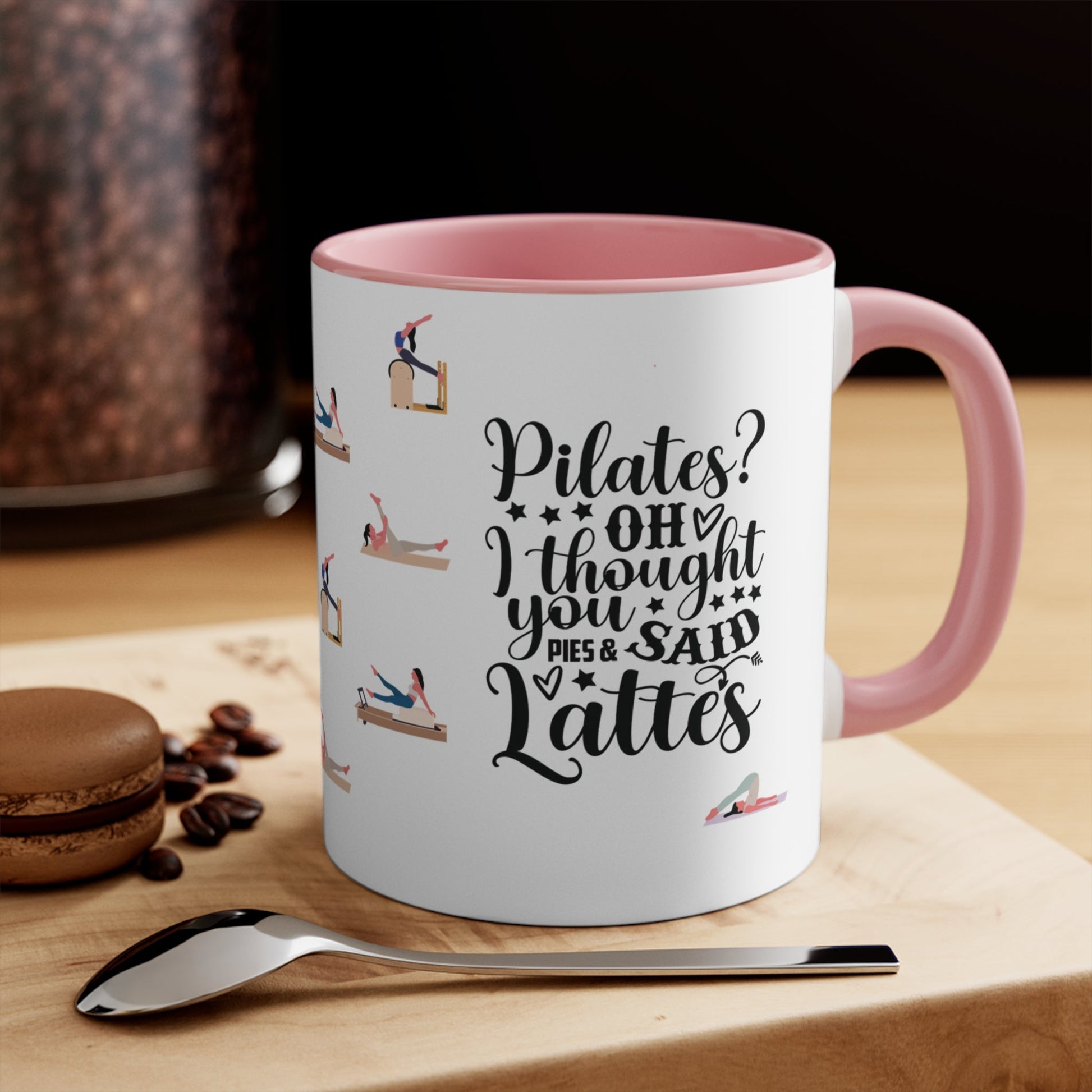 325ml Mug - Pilates & Lattes Design - The Pilates Shop