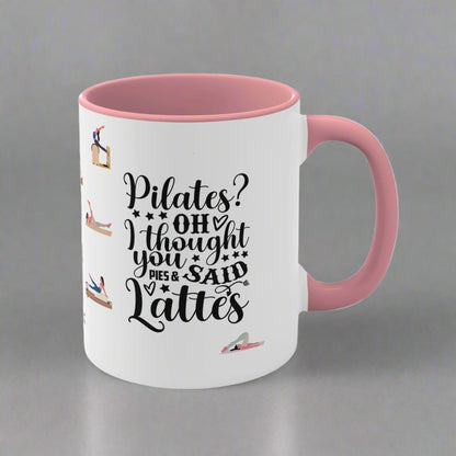 325ml Mug - Pilates & Lattes Design - The Pilates Shop