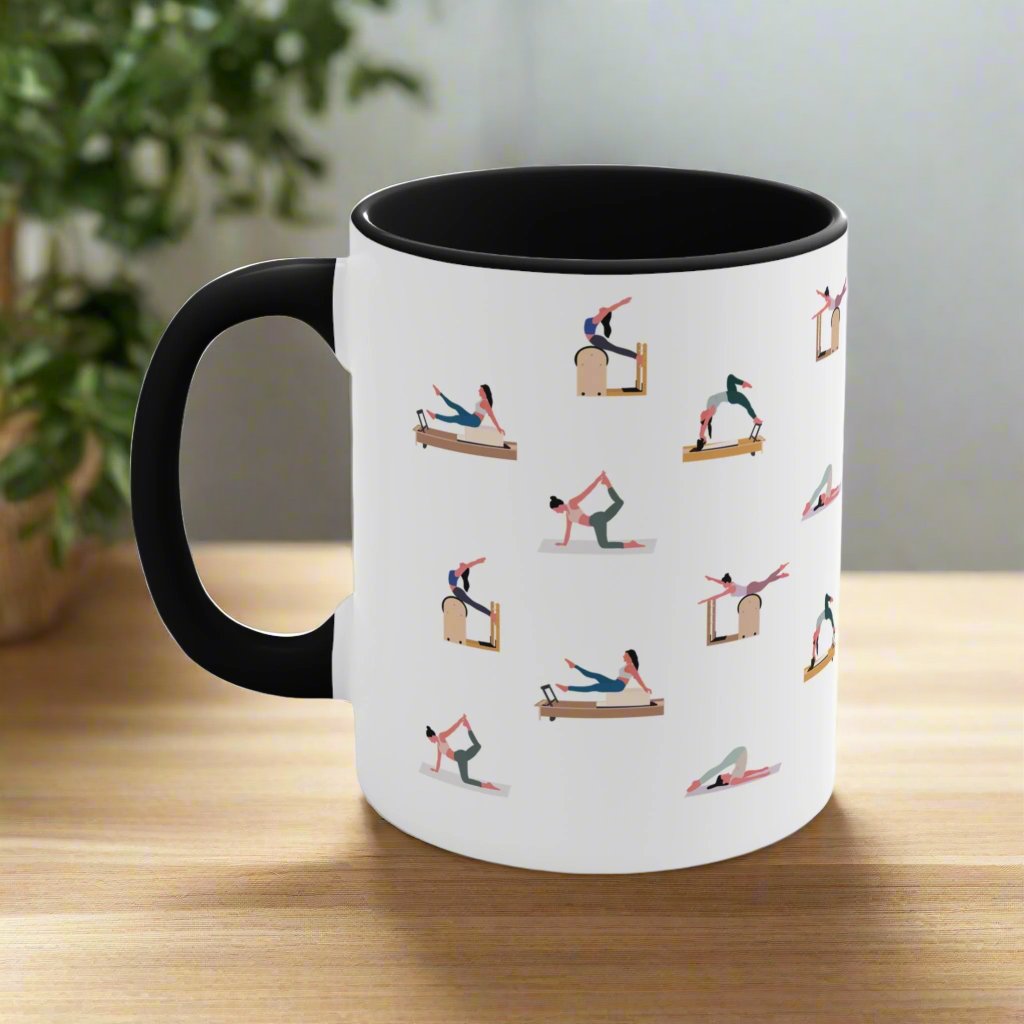 325ml Mug - Pilates & Lattes Design - The Pilates Shop