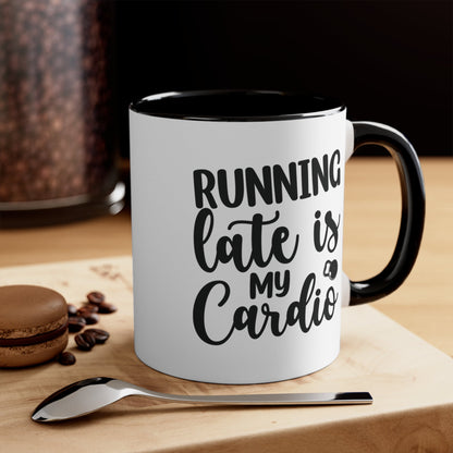 325ml Mug - Running Late Is My Cardio - The Pilates Shop