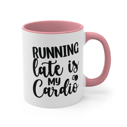 325ml Mug - Running Late Is My Cardio - The Pilates Shop