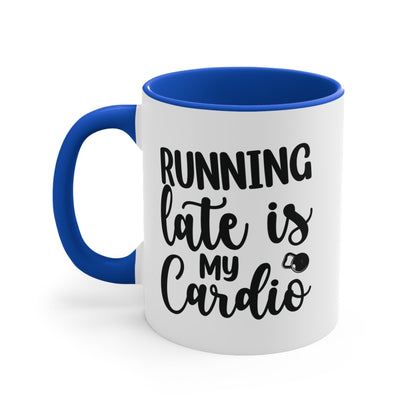 325ml Mug - Running Late Is My Cardio - The Pilates Shop