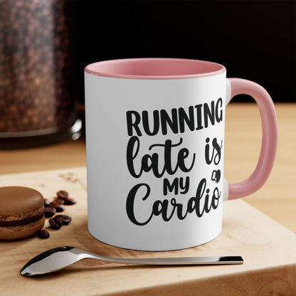 325ml Mug - Running Late Is My Cardio - The Pilates Shop