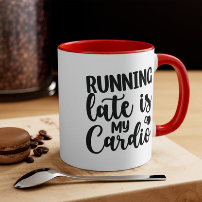 325ml Mug - Running Late Is My Cardio - The Pilates Shop