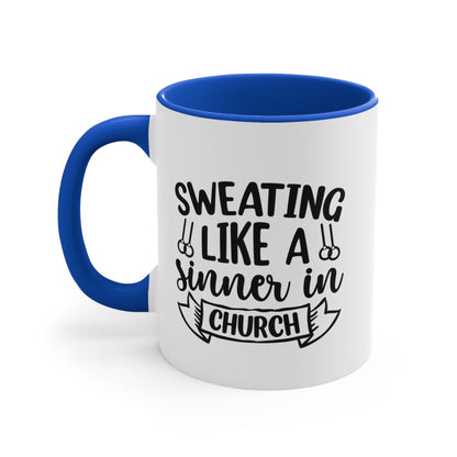 325ml Mug - Sweating Like a Sinner - The Pilates Shop