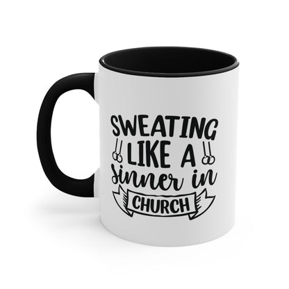 325ml Mug - Sweating Like a Sinner - The Pilates Shop