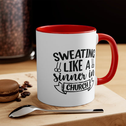 325ml Mug - Sweating Like a Sinner - The Pilates Shop