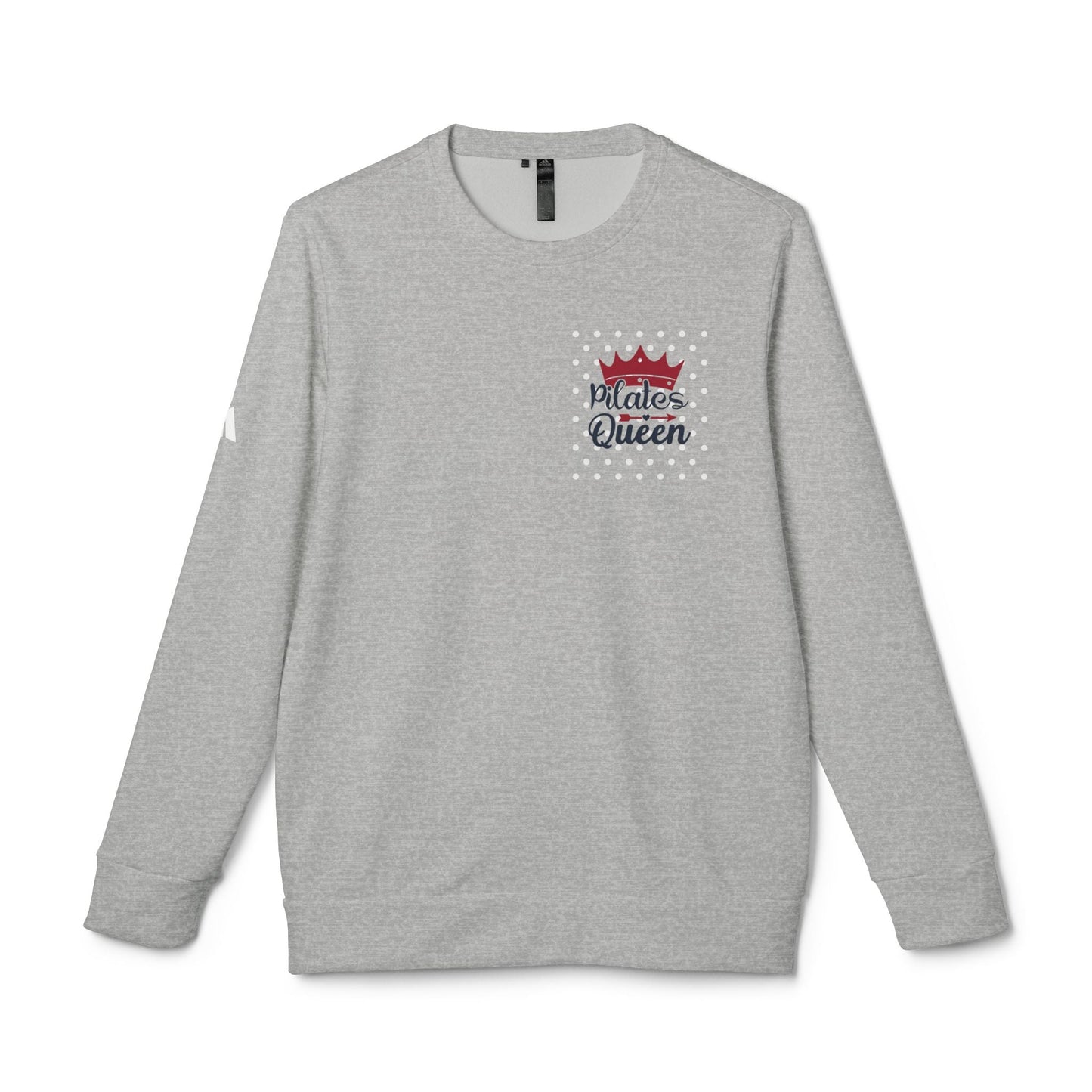 adidas Unisex Fleece Crewneck Sweatshirt - Pilates Queen - The Pilates Shop