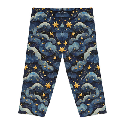 Women's Capri Leggings - Celestial - The Pilates Shop