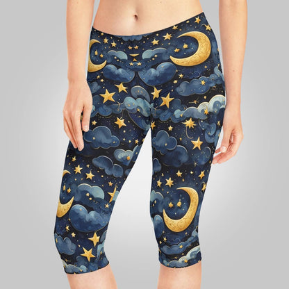 Women's Capri Leggings - Celestial - The Pilates Shop