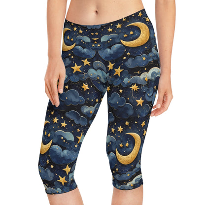 Women's Capri Leggings - Celestial - The Pilates Shop