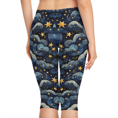 Women's Capri Leggings - Celestial - The Pilates Shop