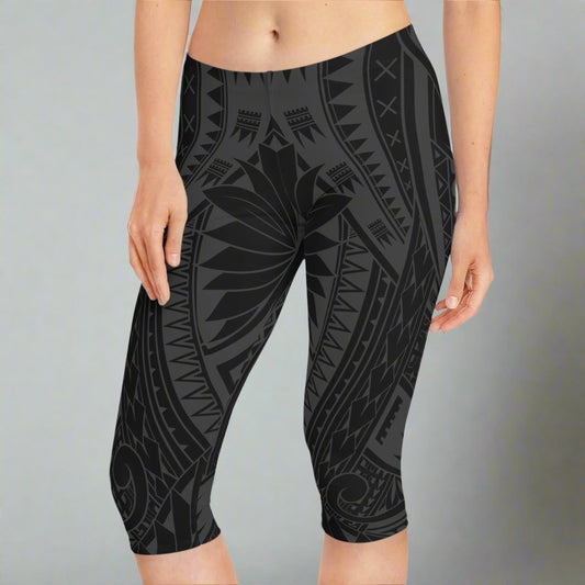 Women's Capri Leggings - Warrior Collection - The Pilates Shop